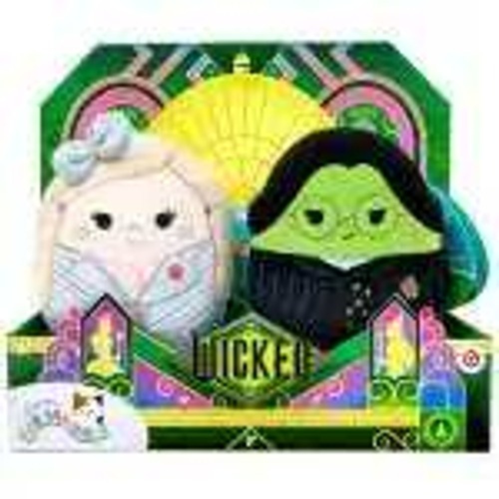 Squishmallows Wicked Glinda and Elphaba 5 Inch Plush 2-Pack Kellytoy New Box